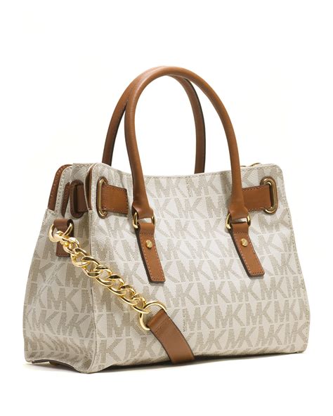 michael kors tasche mit logo|michael kors opened satchel purse.